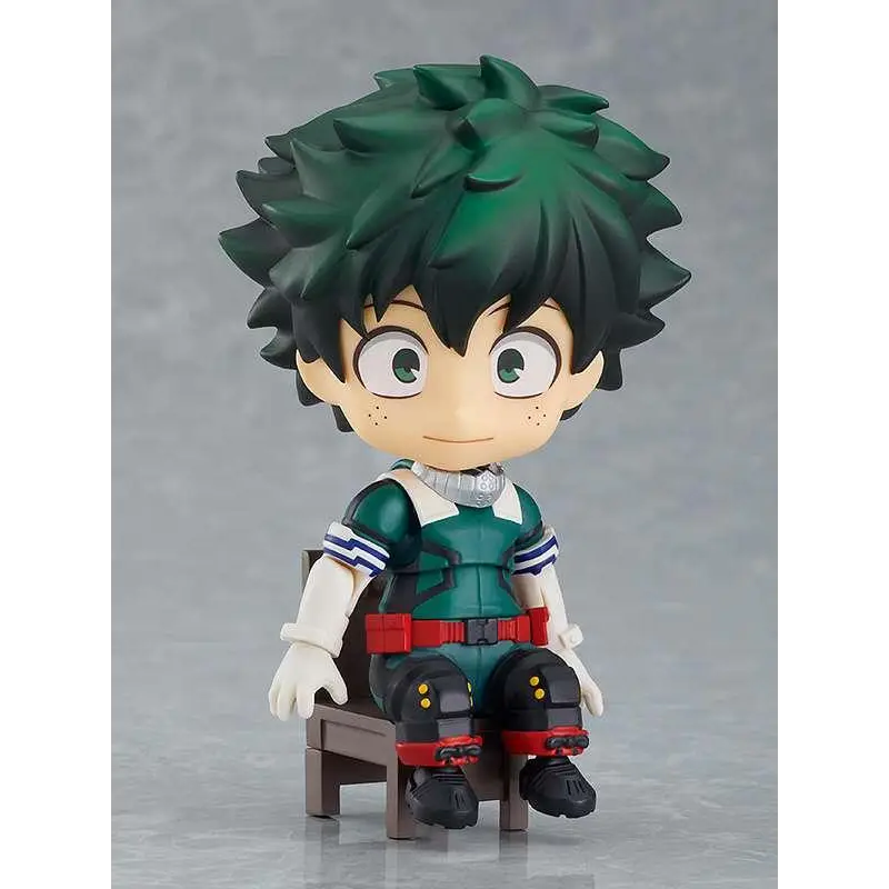 Grön hård figur av Izuku Midoriya Nendoroid Swacchao från My Hero Academia
