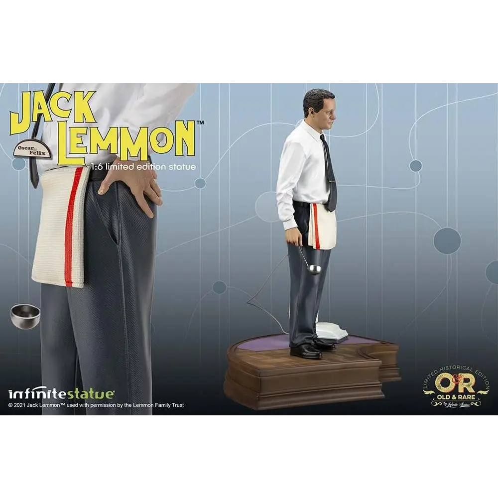 Jack Lemmon som Oscar i Old & Rare 1/6-resinstatyett