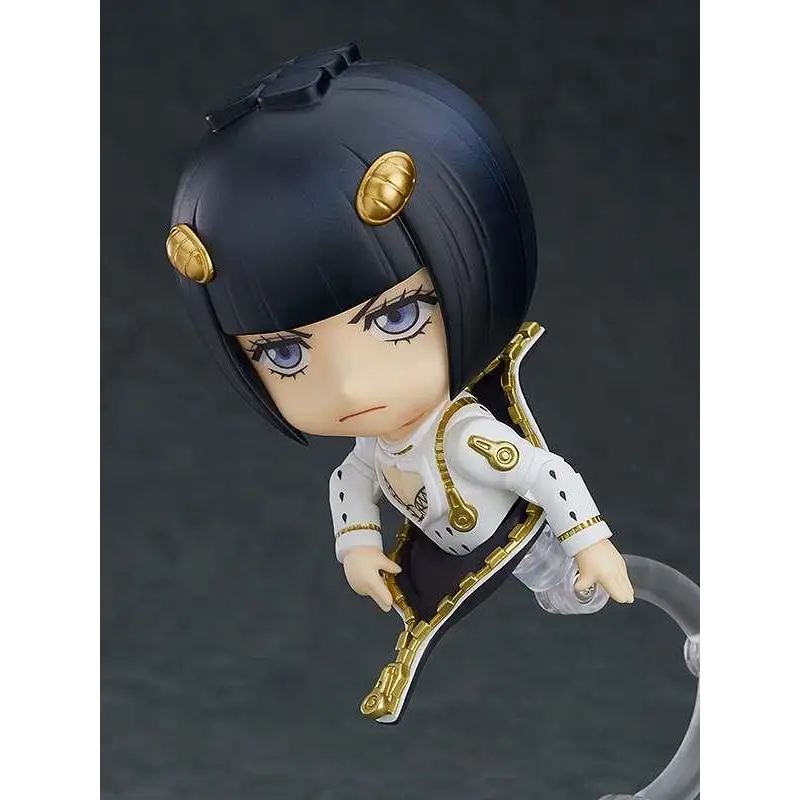 Chibi Bruno Bucciarati Nendoroid från JoJos Bizarre Adventure, svart hår, guldiga accenter