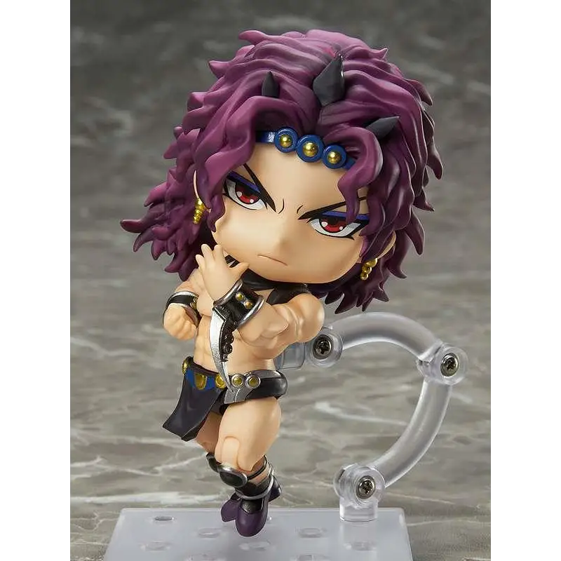 Lila chibi-figur av JoJos Bizarre Adventure Kars Nendoroid med svarta horn