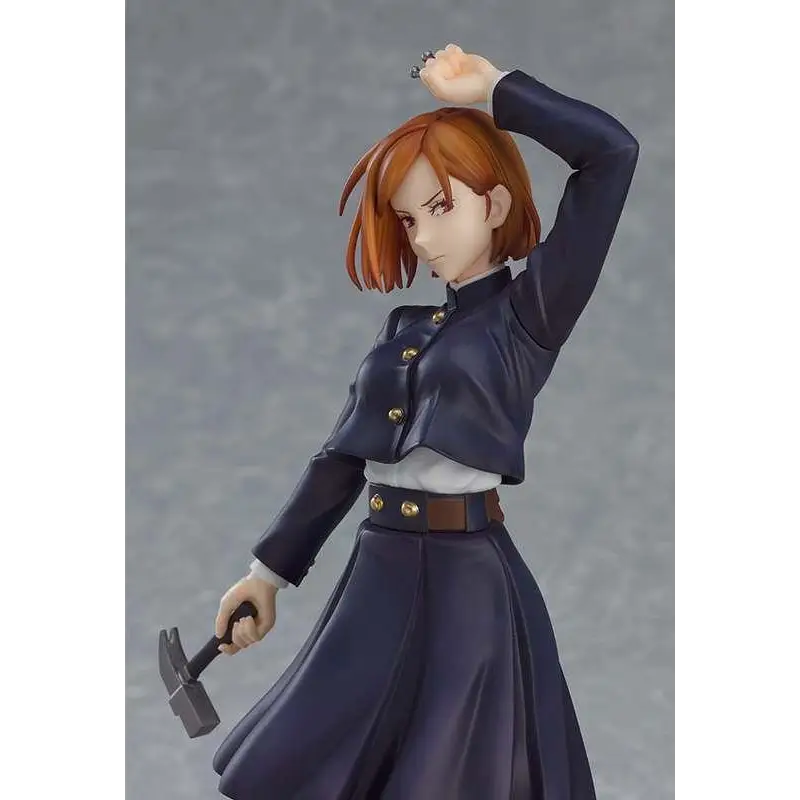 Nobara Kugisaki Jujutsu Kaisen POP UP PARADE figurin med orange hår och marinblå uniform