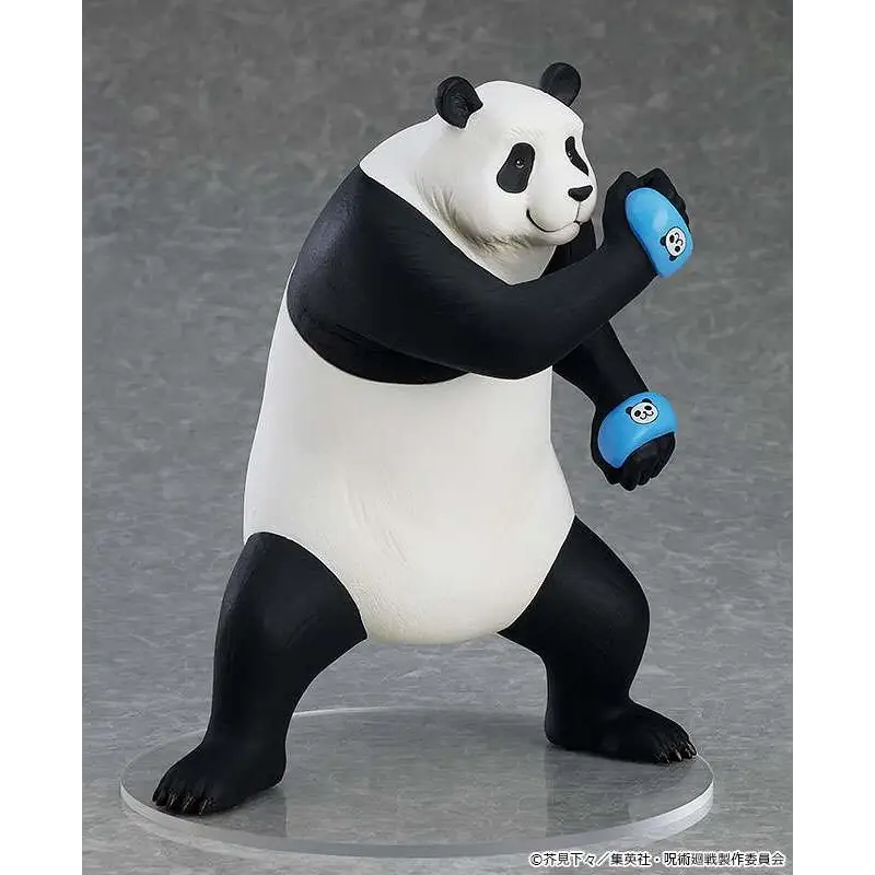 Jujutsu Kaisen Panda-figur i boxningsställning med blå armband