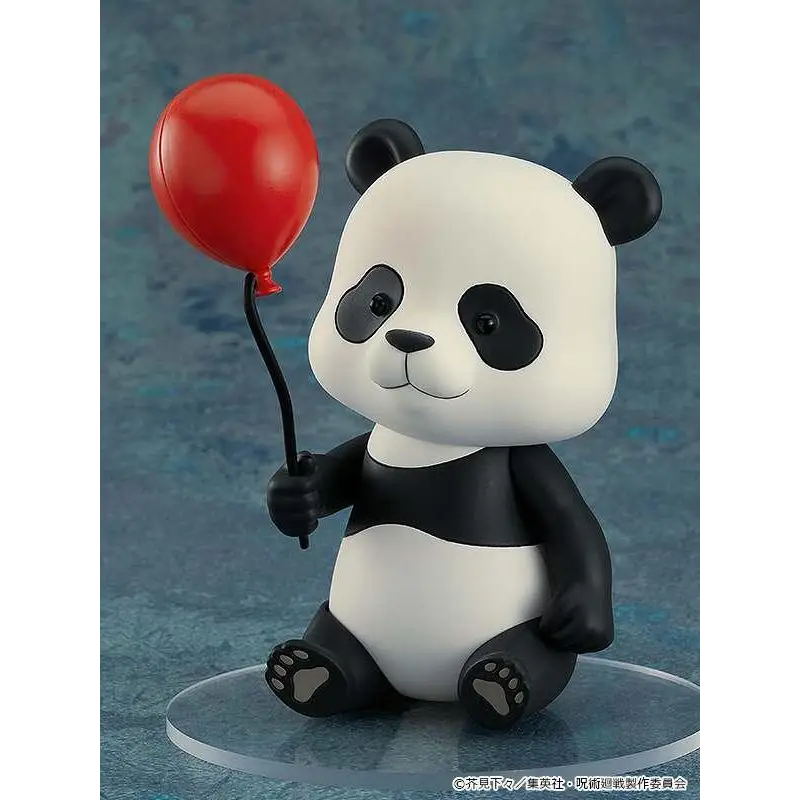 Söt figurin av Jujutsu Kaisen Panda Nendoroid med röd ballong