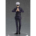 Detaljerad lila Satoru Gojo-figur från Jujutsu Kaisen POP UP PARADE med spikig vit hår och svart ögonmask