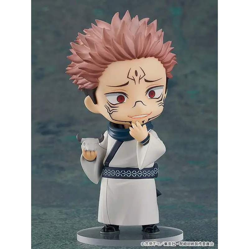 Chibi Sukuna Nendoroid-figur från Jujutsu Kaisen med spikig rosa hår
