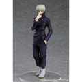 Jujutsu Kaisen Toge Inumaki POP UP PARADE-figur med silverhår och marinblå uniform