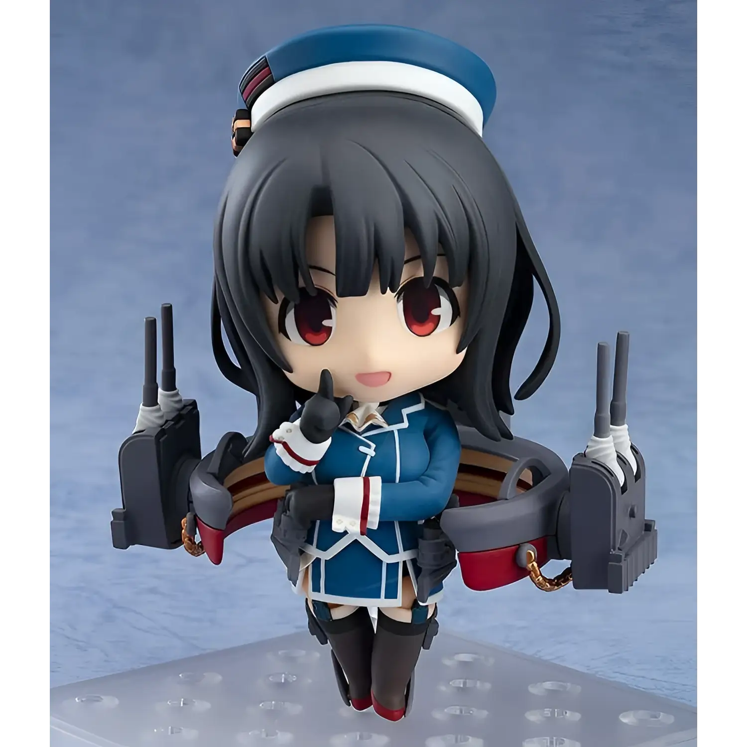 Chibi Nendoroid-figur av Kancolle Takao som marin officer