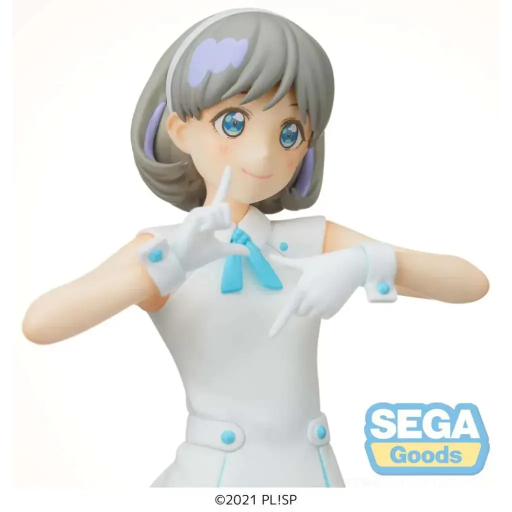 Keke Tang Wish PM-figur från Love Live! Superstar!! med grått hår och blå ögon