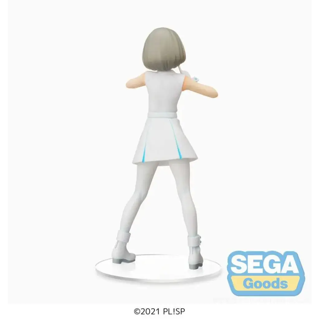 Vit plastfigur av Keke Tang Wish PM från Love Live! Superstar!!