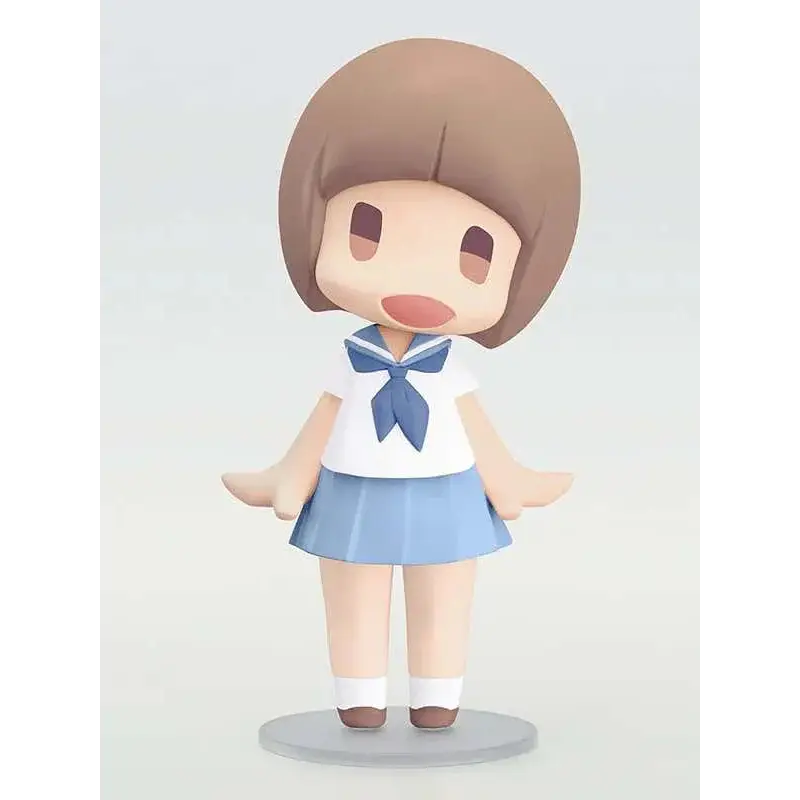 Chibi-figur av Mako Mankanshoku från Kill la Kill med kort brunt hår