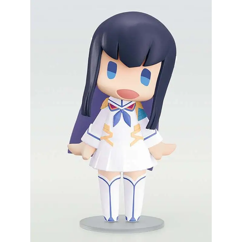 Chibi-figur av Satsuki Kiryuin från Kill la Kill med långt mörkblått hår