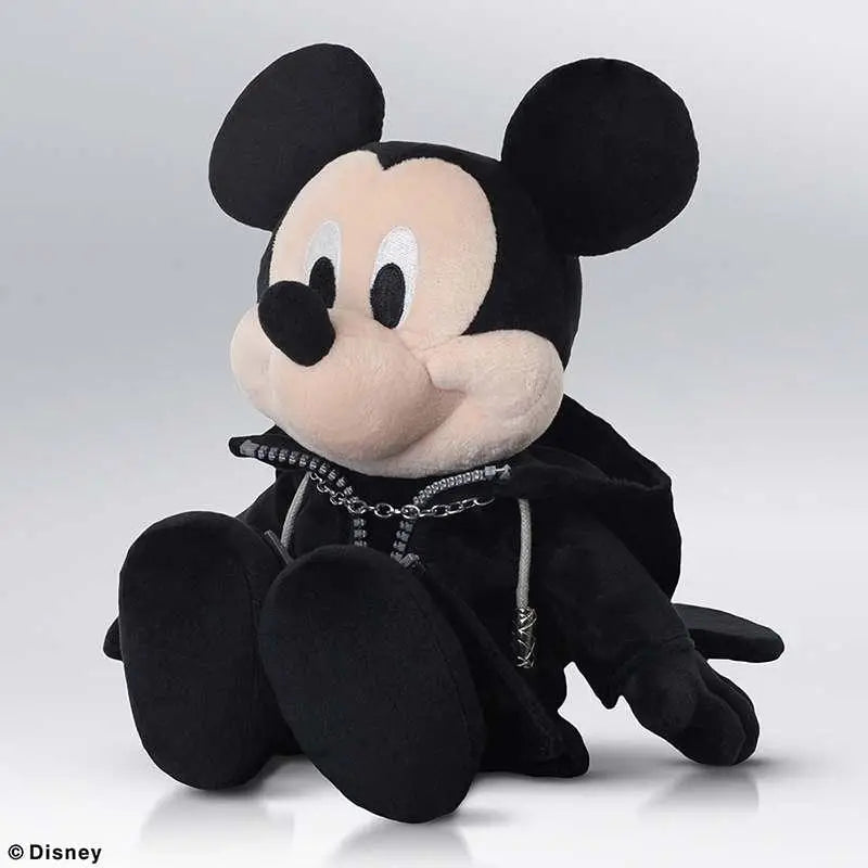 King Mickey svart plysch från Kingdom Hearts i mörk mantel