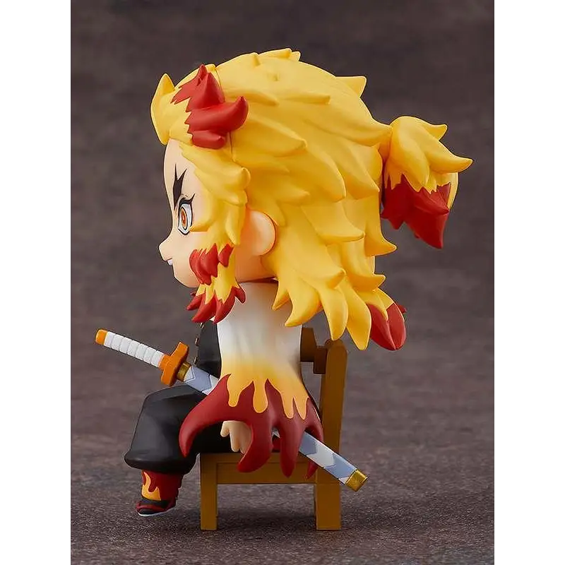 Kyojuro Rengoku Nendoroid Swacchao figurin i chibi-stil från Demon Slayer