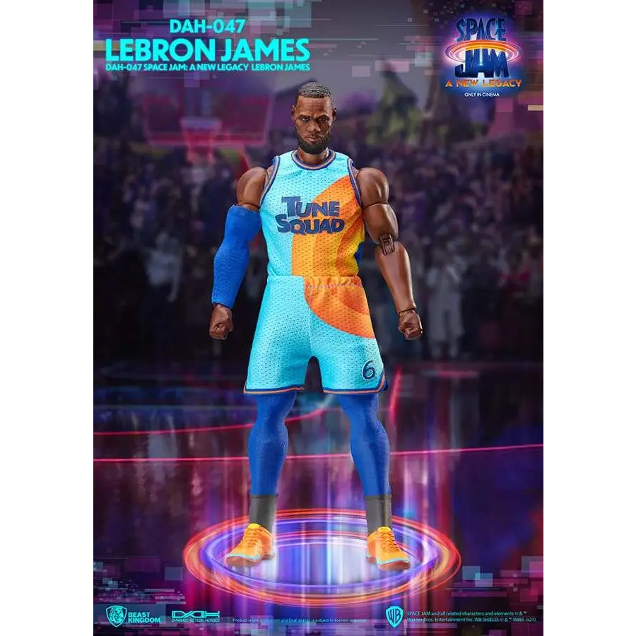 LeBron James DAH actionfigur i Tune Squad-tröja från Space Jam 2