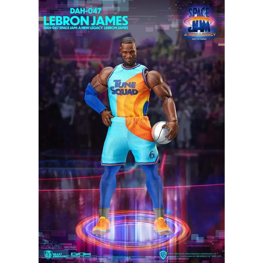 LeBron James DAH-actionfigur i Tune Squad-tröja, Space Jam 2