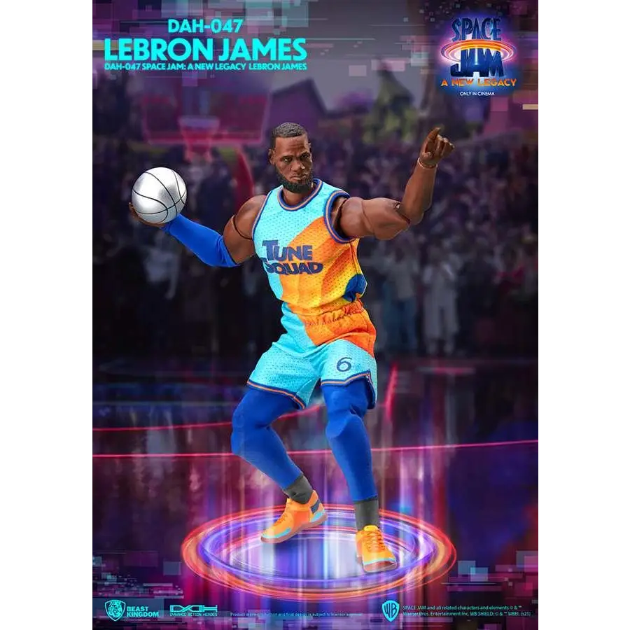 LeBron James DAH-figur i Tune Squad-tröja från Space Jam 2