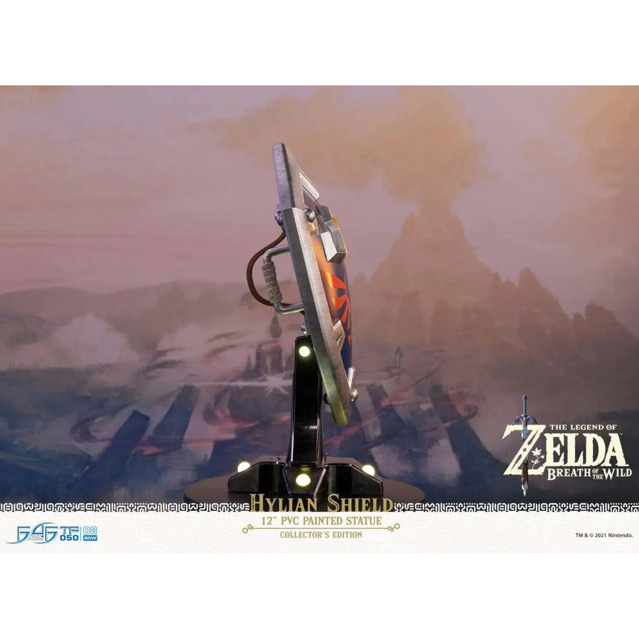 Hylian Shield 12-tums PVC-målad statyett från Legend of Zelda: Breath of the Wild samlareutgåva