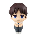 Chibi-figur av Shinji Ikari från LookUp Eva 3.0 + 1.0, ung pojke med brunt hår och blå ögon