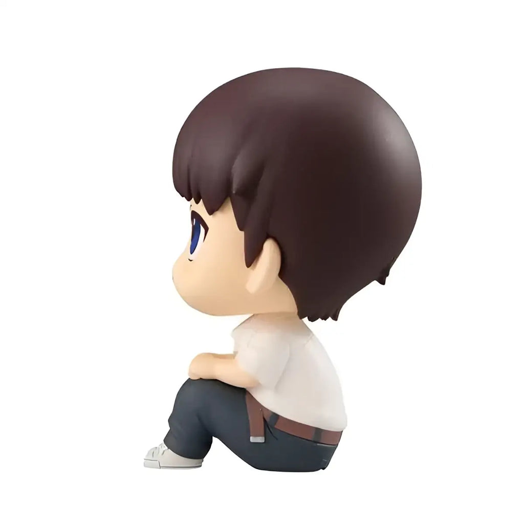 Chibi-figur av Shinji Ikari från LookUp Eva 3.0 + 1.0, pojke med brunt hår och blå ögon
