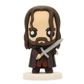 Chibi Aragorn POKIS-figur från Sagan om Ringen med svärd och mantel
