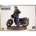 Marlon Brando med motorcykel, Old&Rare 1:6 resin, svart läderjacka
