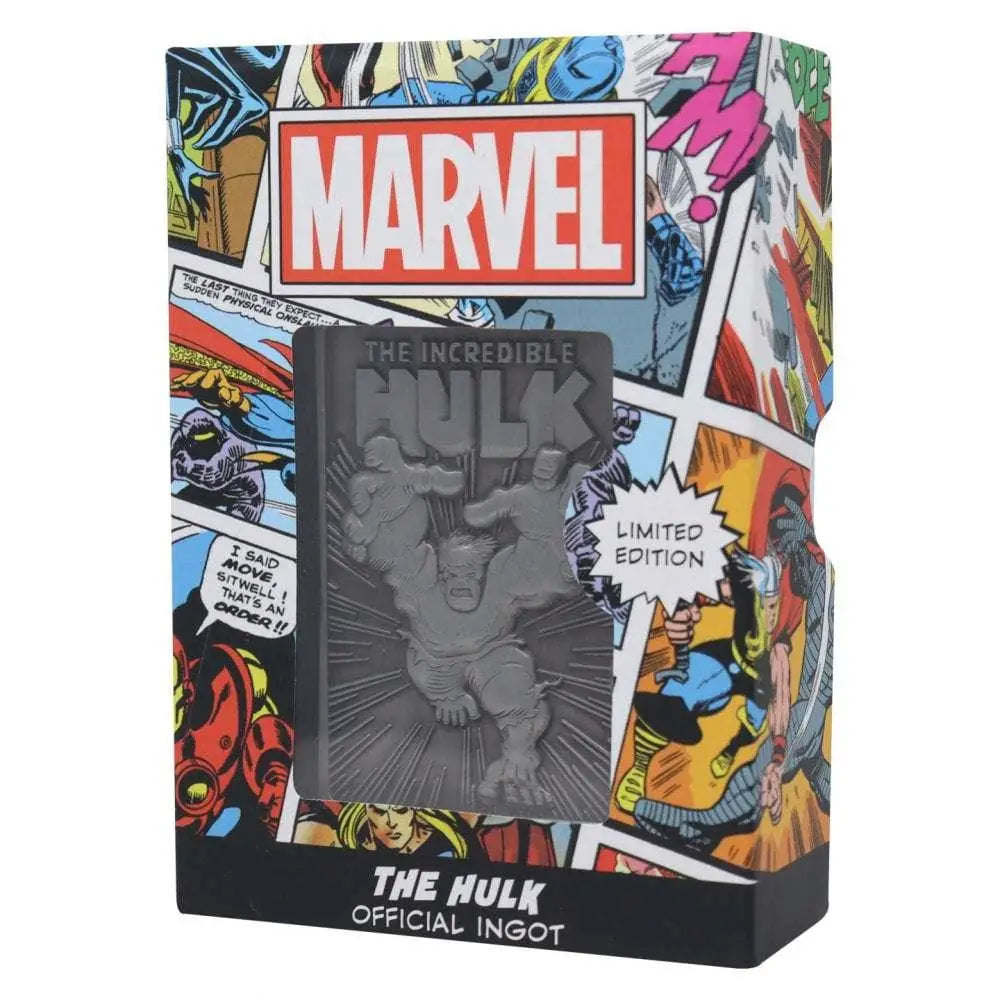 Marvels Hulk begränsade utgåva samlar ingot i actionpose