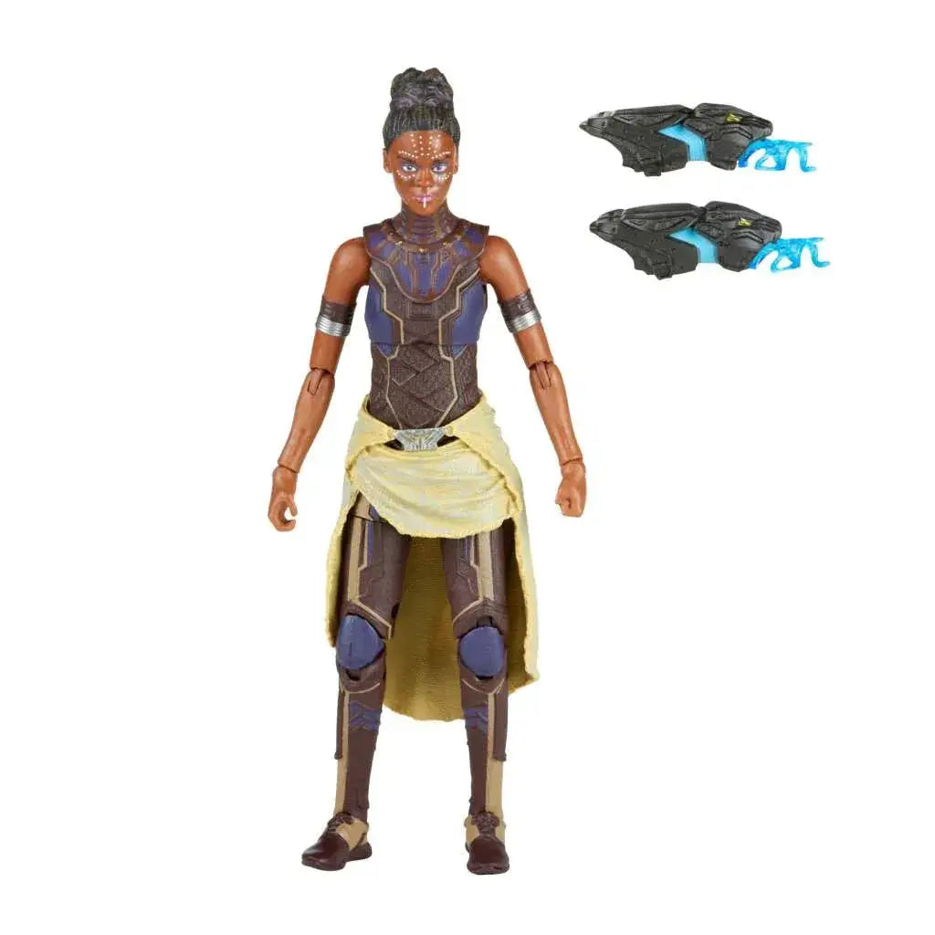 Marvel Legends Shuri Black Panther actionfigur i brun och lila rustning