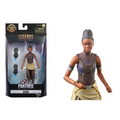 Marvel Legends Black Panther Shuri actionfigur i lila brun rustning med gulddetaljer