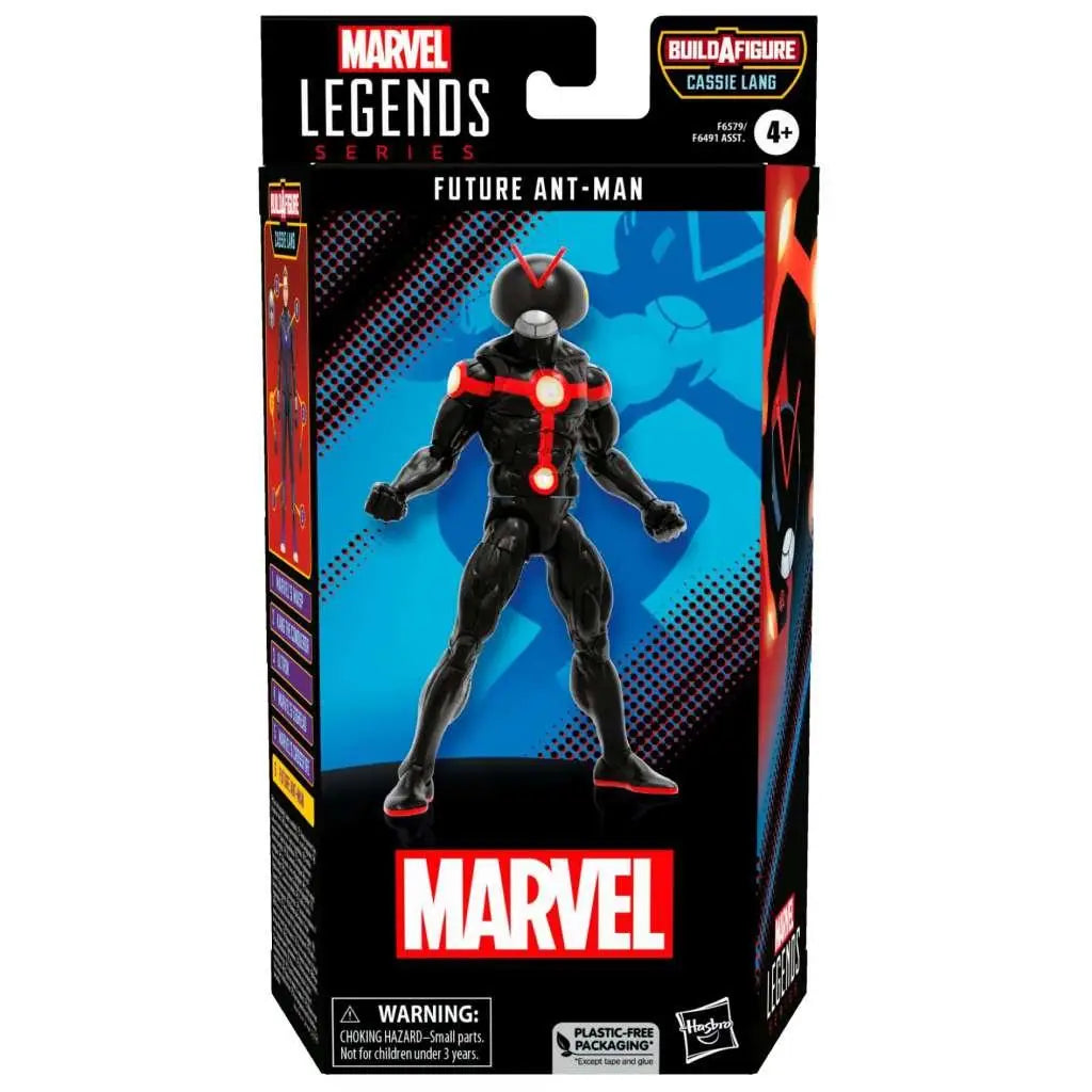 Svart och röd framtida Ant-Man-figur i Marvel Legends-förpackning