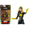 Svart och gul Marvel Legends Darkstar-actionfigur i dynamisk pose
