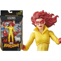 Gul och röd Marvel Firestar-figur i dynamisk pose från Legends-serien