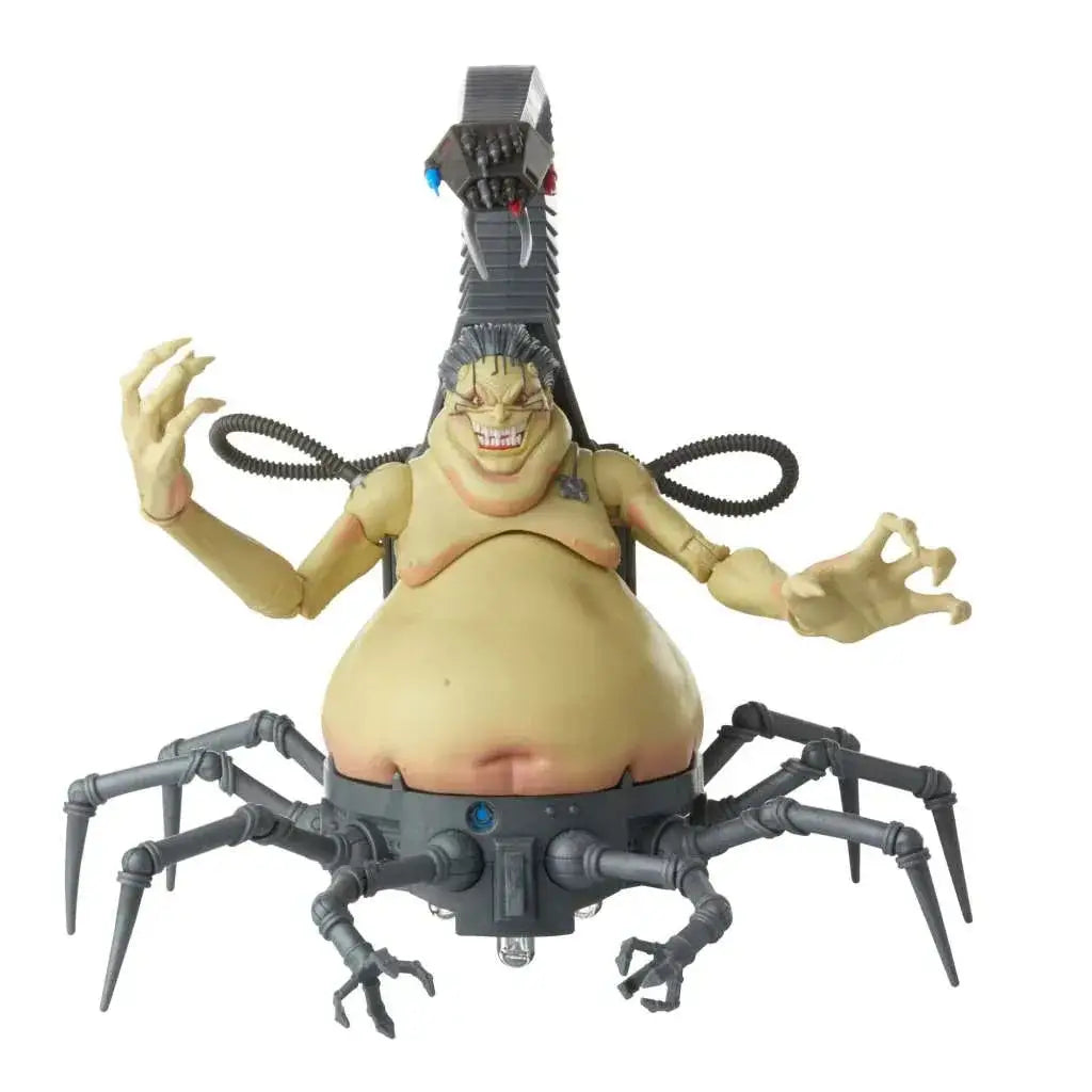 Beige muskulös figur med skorpionliknande mekanisk exoskelett från Marvel Legends Mojo
