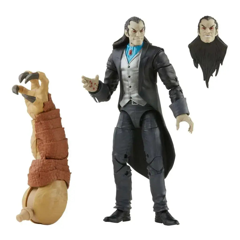 Marvel Legends Morlun svart actionfigur med avtagbar klohand och lång mantel