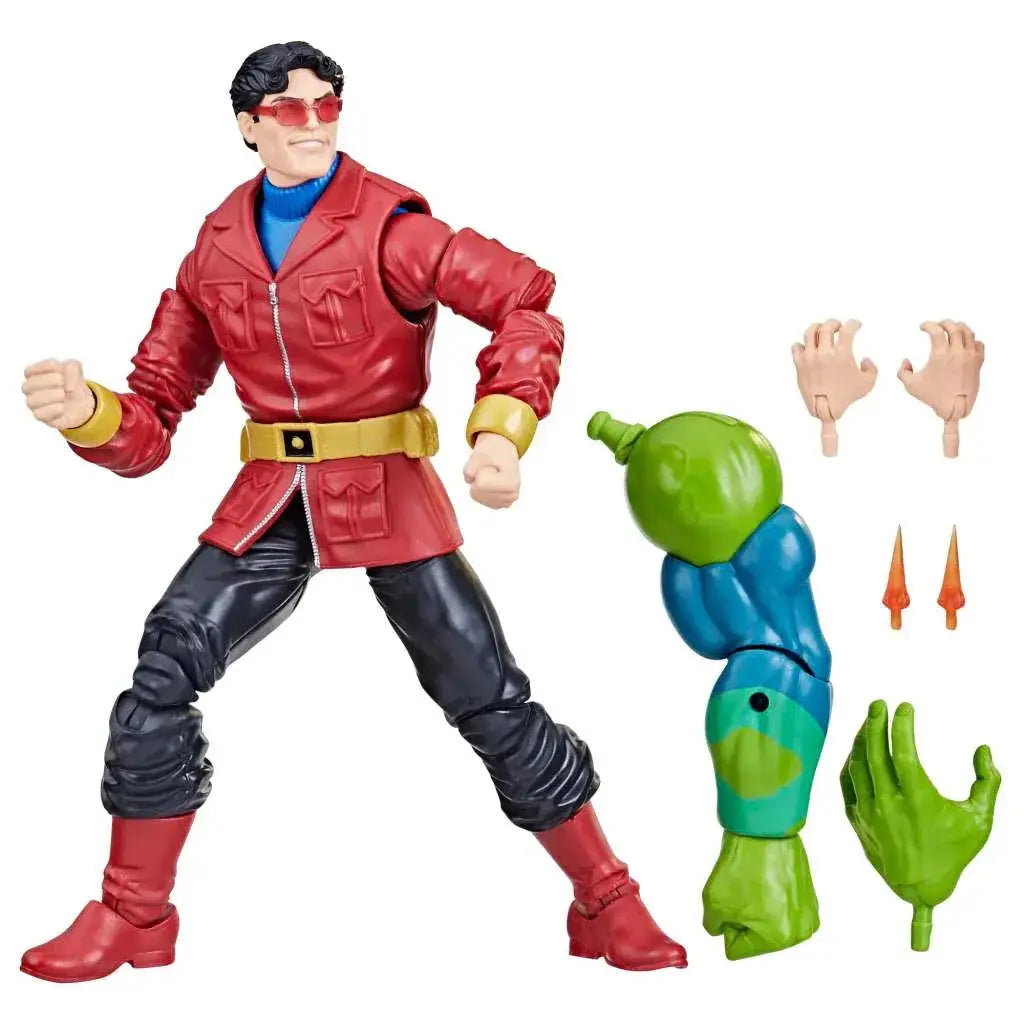 Marvel Legends Puff Adder Wonder Man actionfigur med utbytbara gröna alienlem