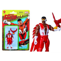 Marvel Legends Retro Falcon actionfigur i röd-vit kostym med falktillbehör
