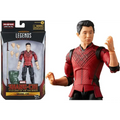 Röd och svart rustad Shang-Chi Marvel Legends-figur med detaljerad skulptur