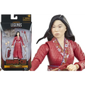 Röd broderad jacka på Shang-Chi Marvel Legends actionfigur med Katy