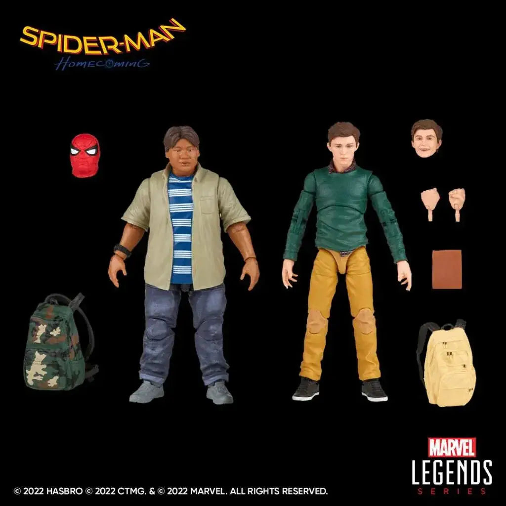 Marvel Legends Spider-Man Homecoming Ned och Peter 2-pack actionfigurer