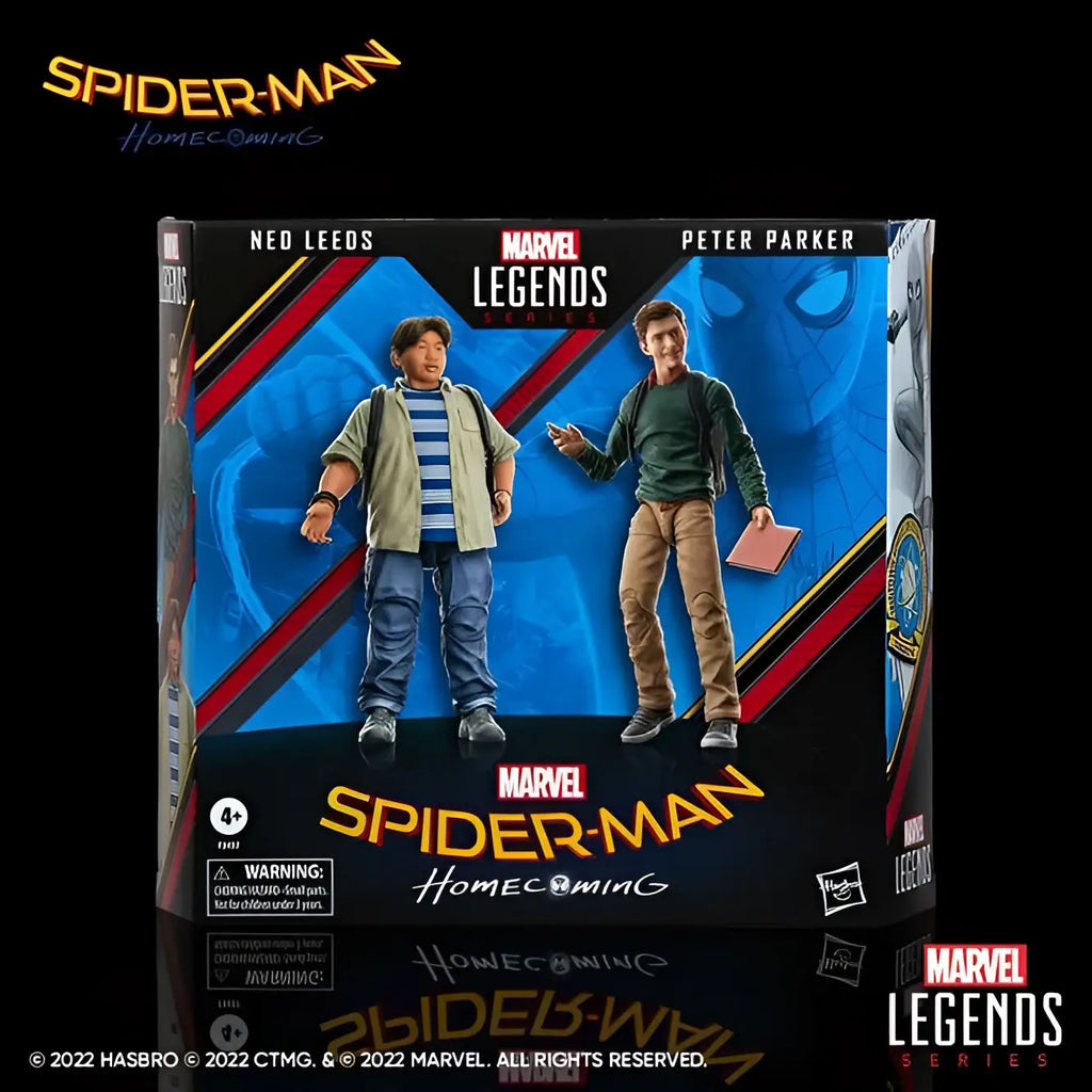 Marvel Legends Spider-Man Homecoming Ned och Peter 2-pack actionfigurer
