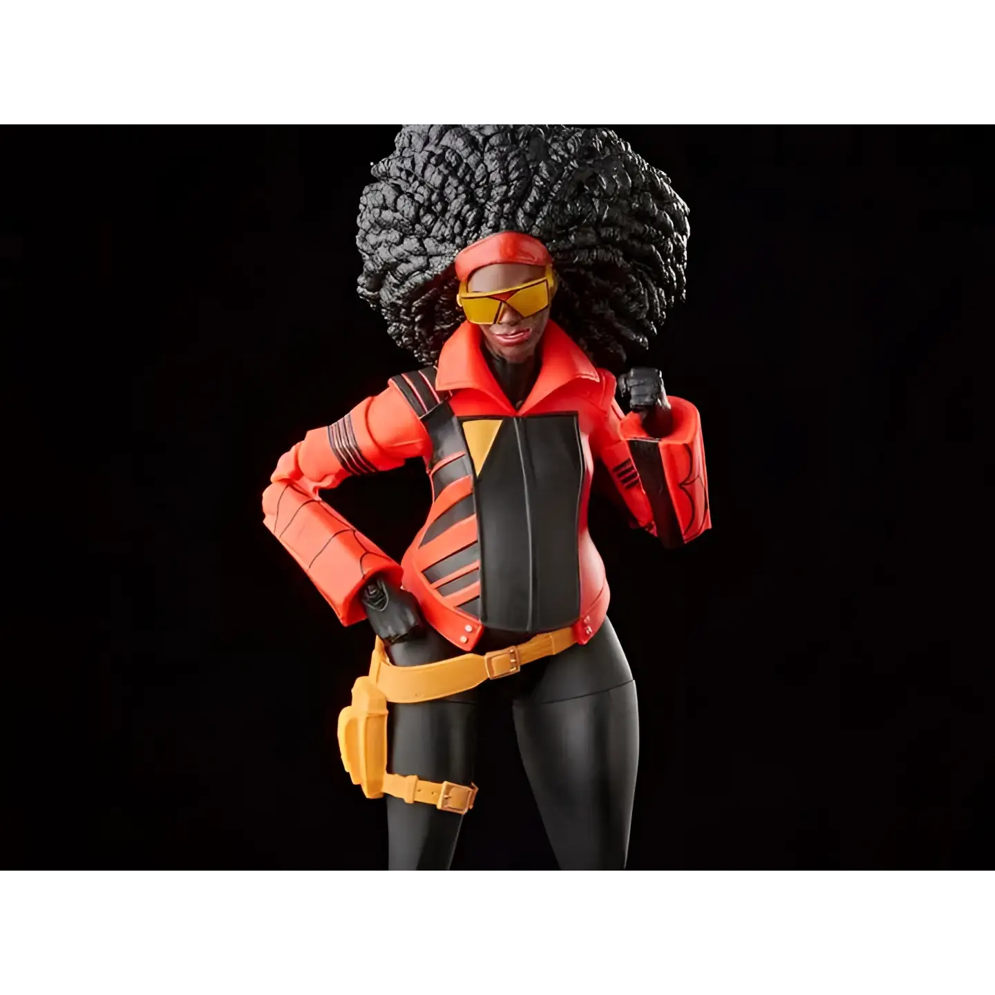 Marvel Legends Spider-Man: Jessica Drew actionfigur med afro och goggles
