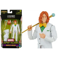 Arcade Marvel Legends skurk actionfigur med orange hår i vit kostym