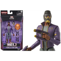 Lila och gul Star-Lord actionfigur i Marvel Legends-förpackning
