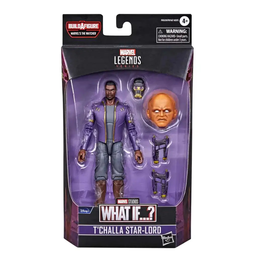 Marvel Legends T’Challa som Star-Lord actionfigur i lila och grå