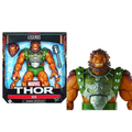 Marvel Legends Ulik actionfigur med orange hud, grön rustning och silver bröstplatta