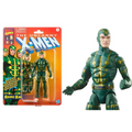 Grön och gul rustad Multiple Man-figur från Uncanny X-Men i Marvel Legends blisterförpackning