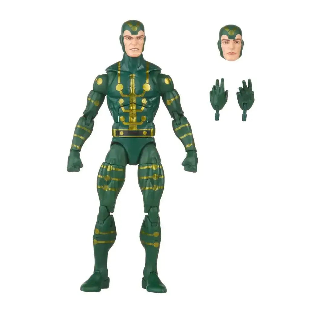 Grön och guld Doctor Doom Marvel Legends-figur med metalliska detaljer