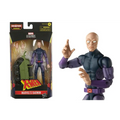Marvel Legends X-Men Darwin actionfigur i lila svart dräkt med grön tank, i Marvel Legends-box