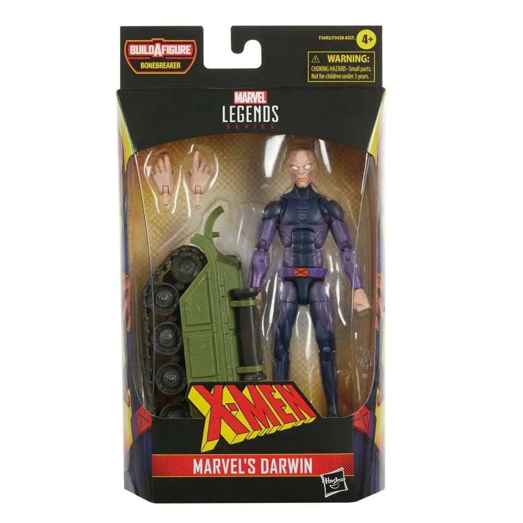 Marvel Legends X-Men Darwin actionfigur i lila svart dräkt