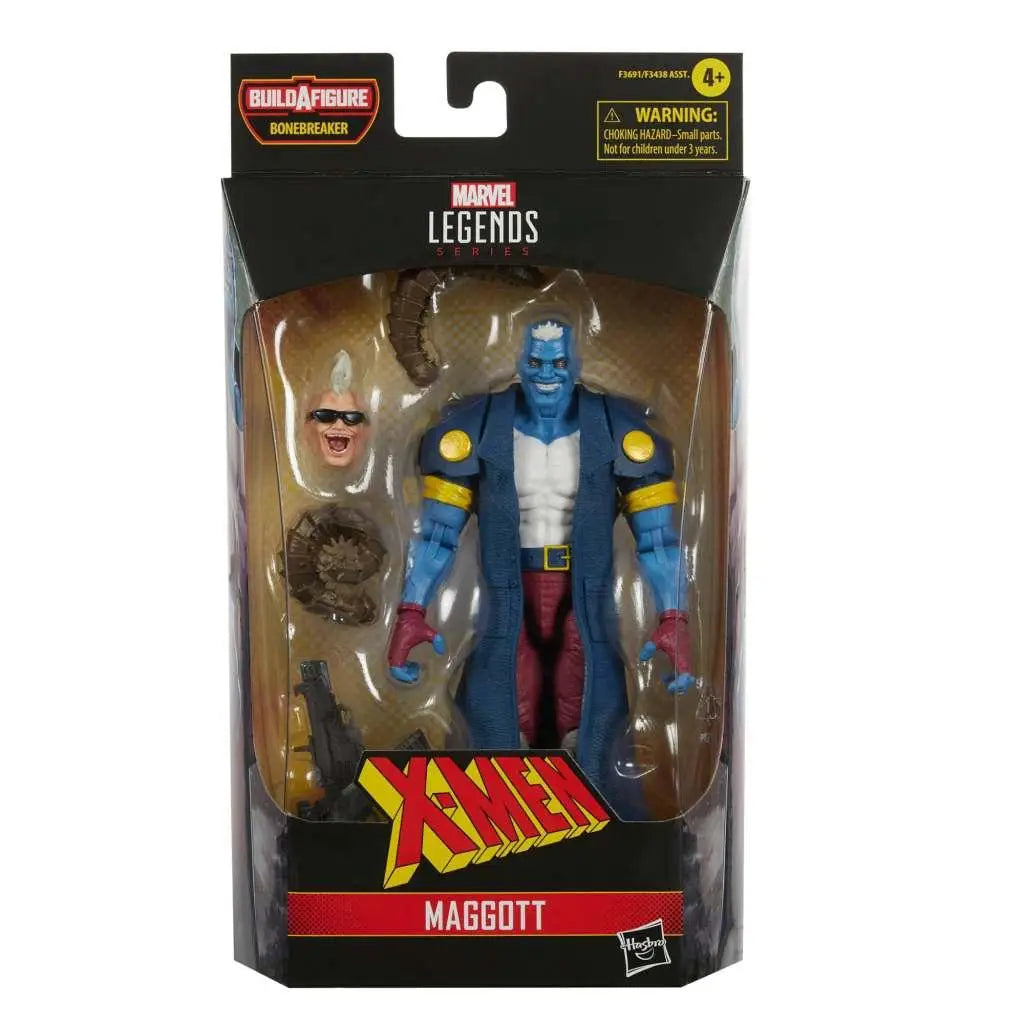 Marvel Legends X-Men Maggott actionfigur med blå hud i mörkblå mantel