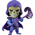 Lila och blå Skeletor Nendoroid från Masters of the Universe Revelation med stav